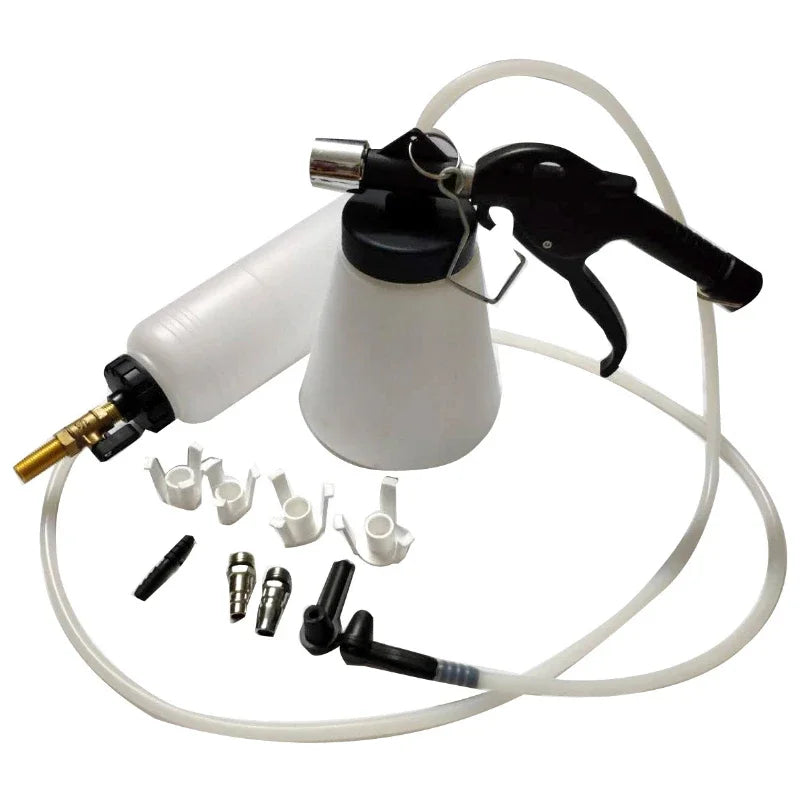 1L 0.75L Car Brake Bleeder Hydraulic Pumping Fluid Pump Kit Oil Change Purge Tank Tubes Repair Tool Truck Motorcycle Accessories