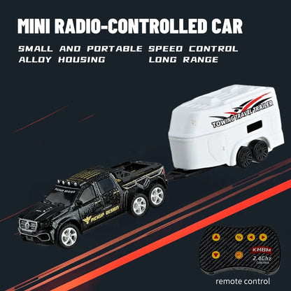 New RC Car MINI Alloy 1/64 Remote Control Car Convenient to Carry 60 Minutes of Work Time Children's Gifts Electronic Toys