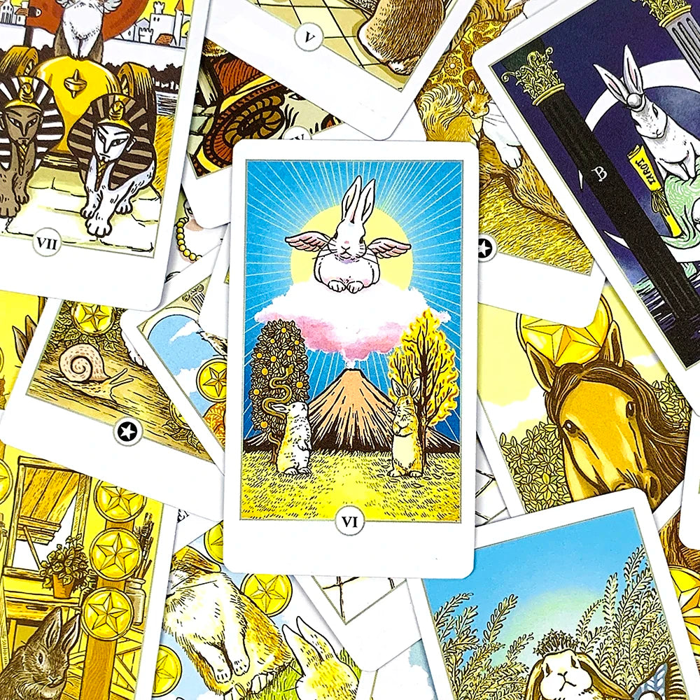 High-Quality Tin Box Tarot Cards Classical Divination Deck With Paper Guidebook , Family Entertainment Games Christmas Gifts