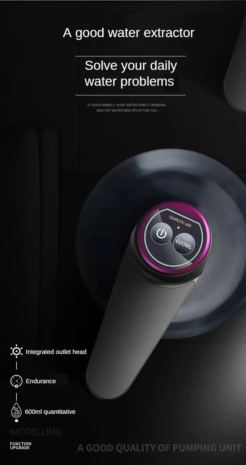 Portable 5-Gallon Water Dispenser With USB Charging-Automatic Electric Pump Suitable For Home Office And Outdoor Use