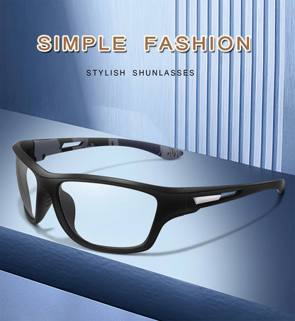 Photochromic Motorcycle Sunglasses Men Women Outdoor Cycling Driving Hiking Eyewear Fishing UV400 Protection Goggles