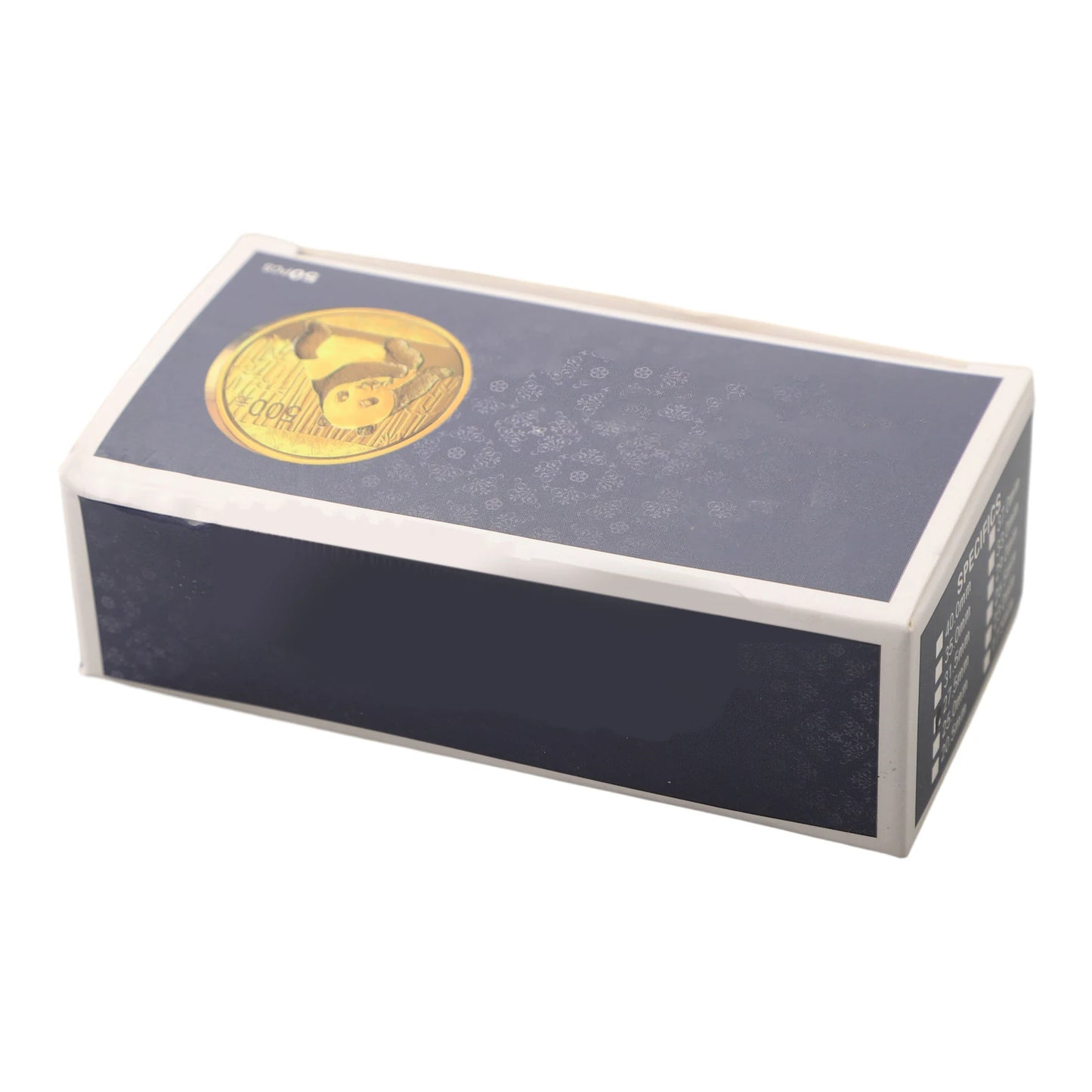 1 Set Coin Storage Stamp Holder Square Cardboard Case Coin Album Collection Coin Holders Flip Clip Coin Capsules Cover Storage