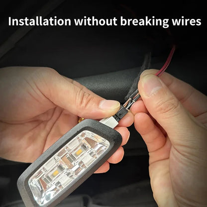 Car Trunk Light Ambient Decorative Atmosphere Lamp Led Flexible Strip Universal Ultra-bright Interior 12V