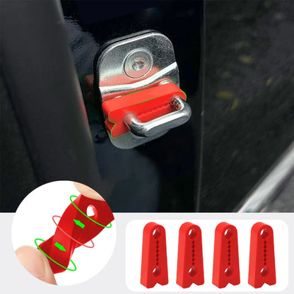 4/8pcs Car Door Shock Absorber Universal Car Door Buckle Soundproof Deadener Damper Cushion Anti-Vibration Buffer Pad