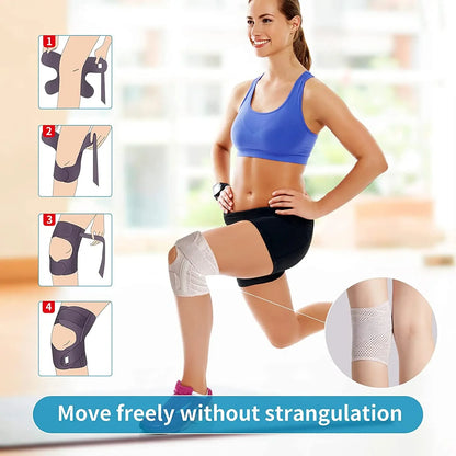 Knee Brace with Side Stabilizers Relieve Meniscal Tear Knee PainArthritis Joint Pain Relief reathable Knee Support