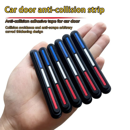 4pcs Car Rearview Mirror Door Protector Guard Edge Protector Buffer Trim Molding Protection Strip Car Auto Scratch Protector Bar