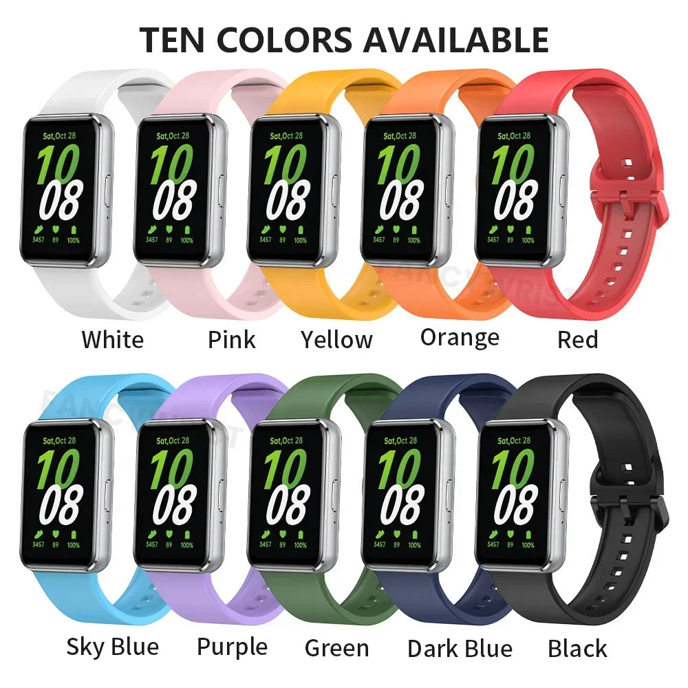 Strap for Samsung Galaxy Watch Fit 3 Sport Silicone Bracelet Quick Watchband for Galaxy Fit 3 Replacement Wristband Accessories