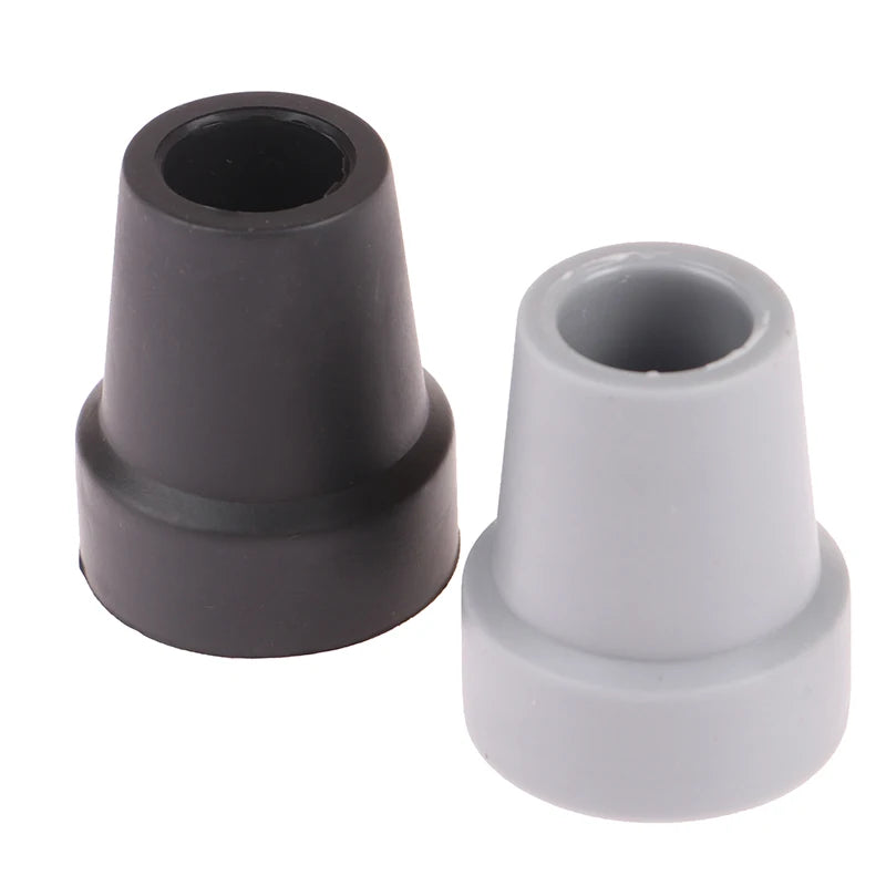 1/2Pcs 19mm Antiskid Rubber Crutch Tip Pad Durable Rubber Anti-Slid Heavy Duty Canes Replacement For Walking Stick Crutch