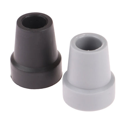 1/2Pcs 19mm Antiskid Rubber Crutch Tip Pad Durable Rubber Anti-Slid Heavy Duty Canes Replacement For Walking Stick Crutch