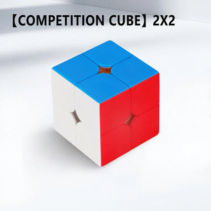 SENGSO Speed Cube 2X2 3x3 4X4 5X5 Cube Pyramid Problem-Solving Brain Teaser, Color-Matching Puzzle Educational Toy
