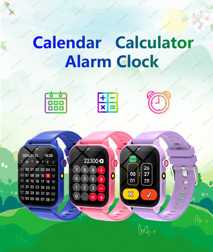 2026 New Kids Camera Smart Watch For Kids Games Sleep Monitor Flashlight Alarm Clock Boy Girl Gift Children Partner Smartwatch
