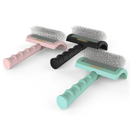 Pet Grooming Comb Shedding Hair Remove Needle Brush Slicker Massage Easy To Cleaning Large Dog Cat Fluffy Hair Tool Pet Supplies