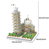 Tower of Pisa blocks