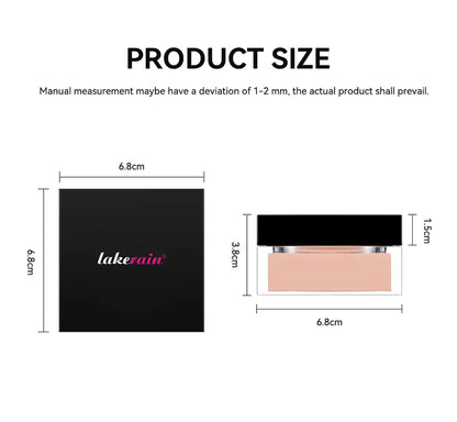 Lakerain Delicate Setting Powder Lasting Without Shedding Makeup Control Oil Locking Moisture Create Zero Pore Base Makeup