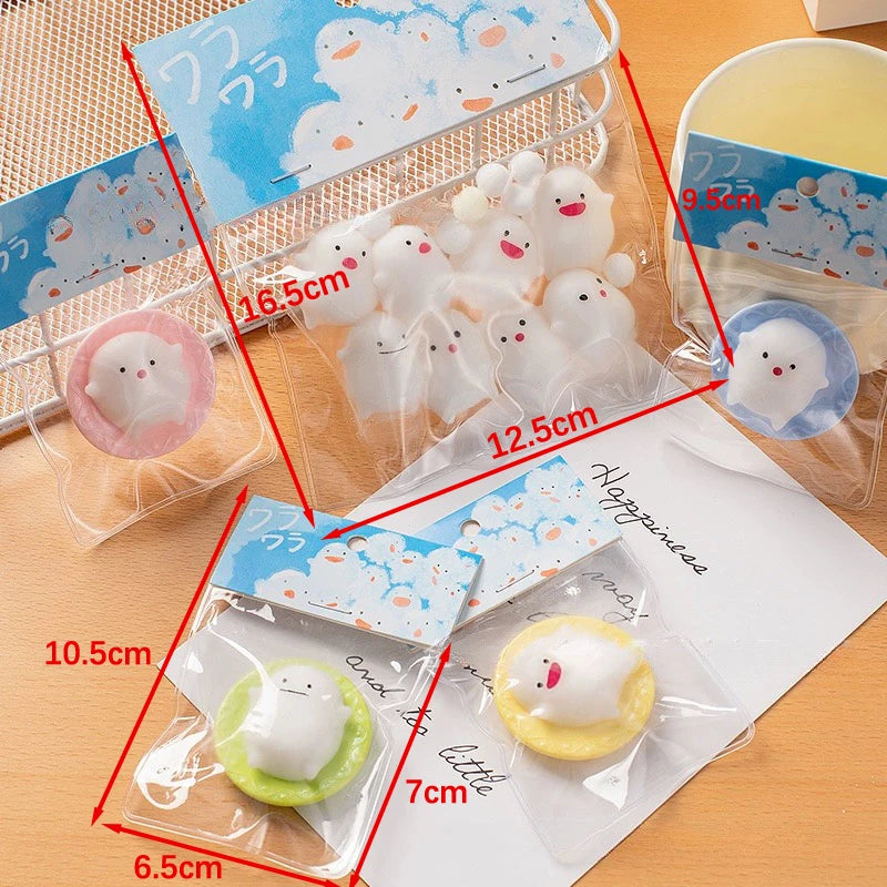 Cute Warawara Creative Pinch Toys Anime Figure Plushie Dolls Stuffed Toys Ornament For Kids Birthday Gifts