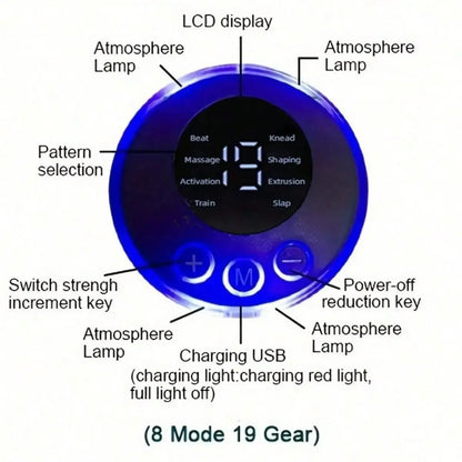 2026 1PC Abs Stimulator, Muscle Toner, Portable Muscle Trainer, Intelligent Wireless Fitness Apparatus Rechargeable