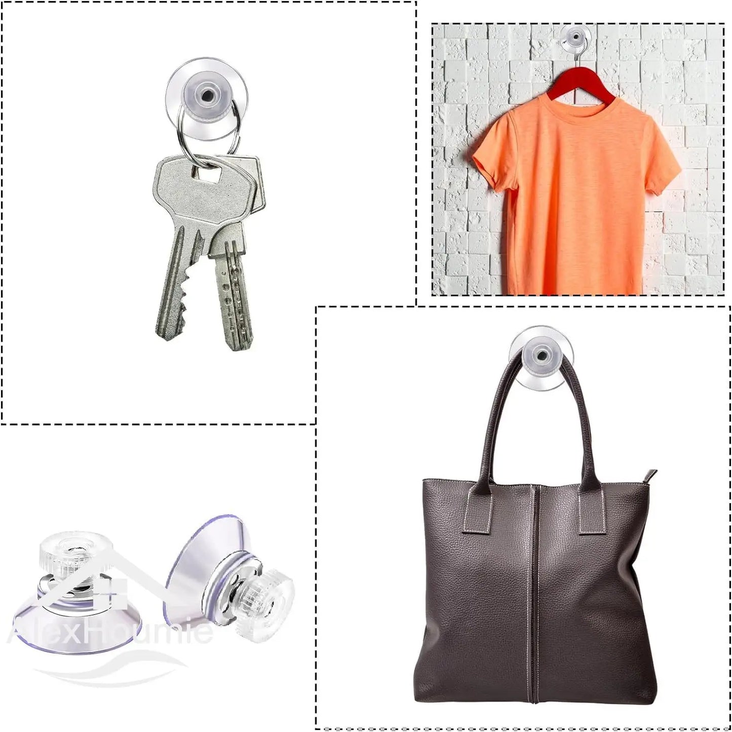 5/10Pcs Suction Cups with Screw 25/32/41/53mm Plastic Sucker Pad Holder PVC Sucker with Screw Nut for Bathroom Window Car Shade