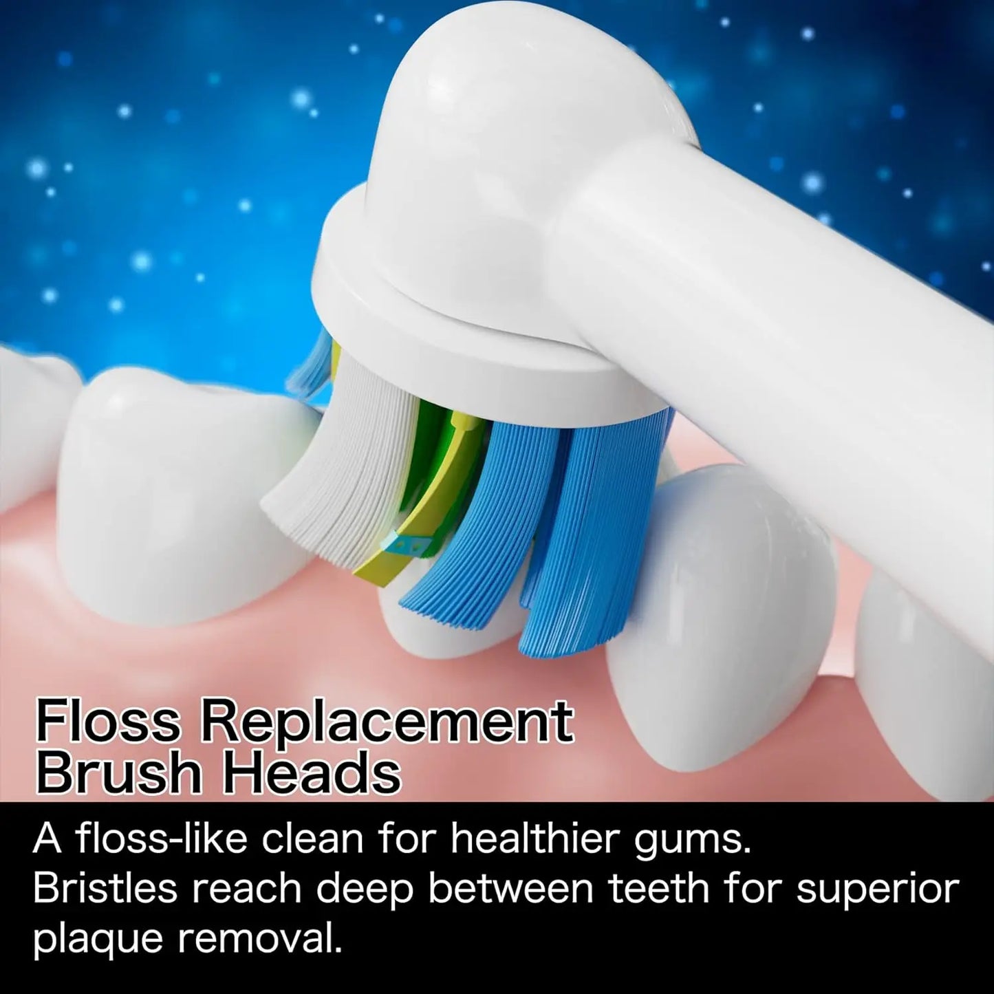 8/16pcs Toothbrush Head Compatible with Braun Oral B Electric Toothbrush, Replacement Toothbrush Heads Fit for Oral b Vitality