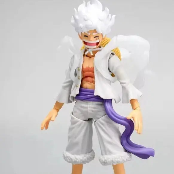 In Stock Bandai S.H.Figuarts SHF ONE PIECE MONKEY.D.LUFFY GEAR5 Model Kit Action Figures Model Toy Gift for Children
