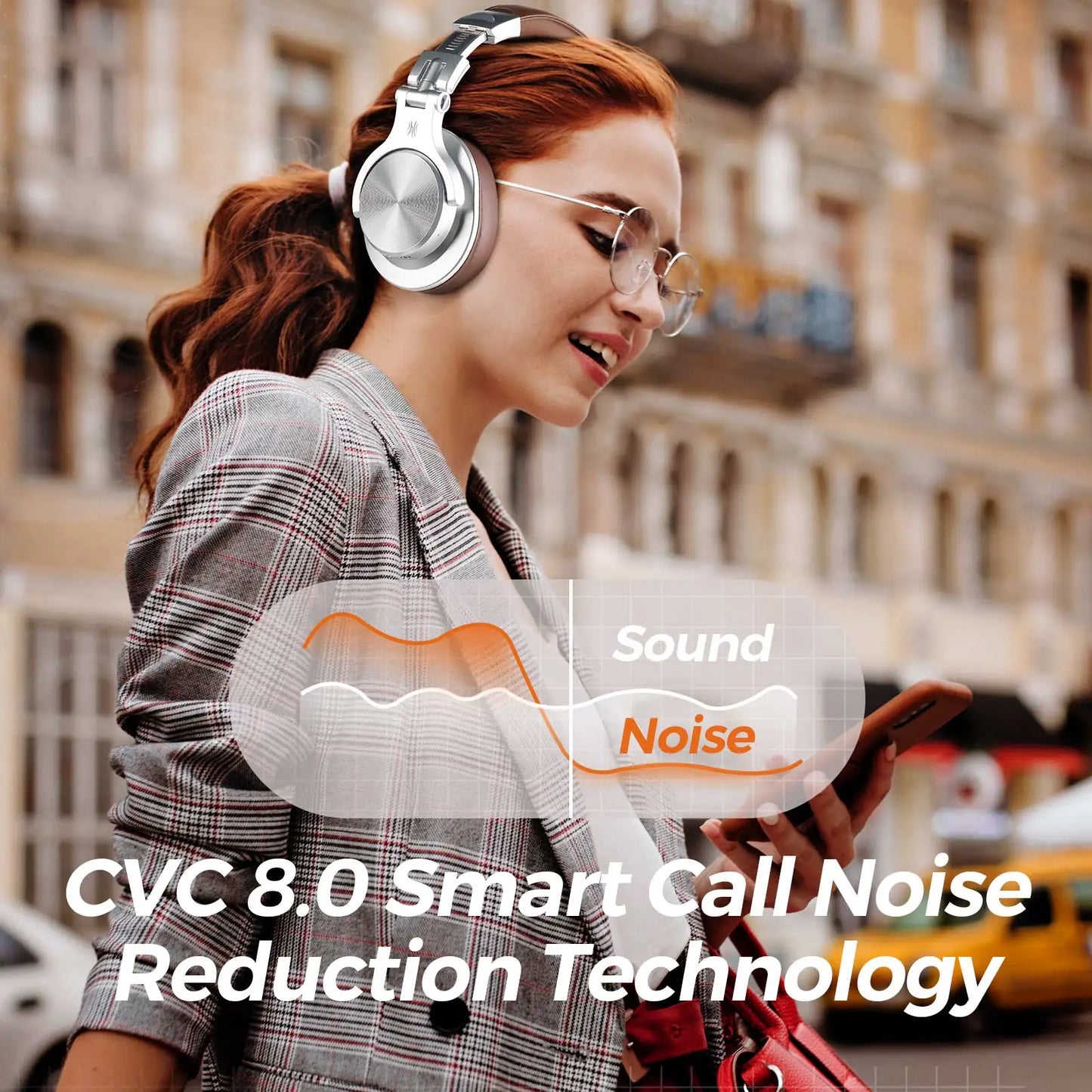 Oneodio Fusion A70 Bluetooth Headphones Hi-Res Audio Over Ear Wireless Headset Professional Studio Monitor DJ HiFi Headphones