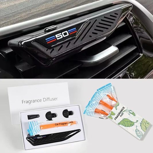 Car Air Fresheners F10 F30 Fragrance Holder Refill Strips Car Air Freshener Perfume Diffuser Blade Shape Vent For BMW