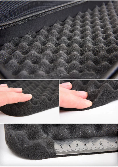 Portable Fishing Tool Bag EVA Shockproof Portable Fishing Rod Bag Sponge Lining Fishing Wheel Fishing Accessories Kit Outdoor
