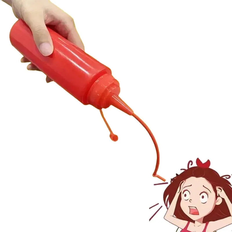 Funny Prank Ketchup Bottles Practical Jokes Tomato Sauce Prank Adult Cool Toys Frightening Items Fake Ketchup Surprise Gift