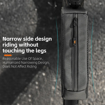 WEST BIKING Bicycle Top Tube Bag 1.2L Portable Bike Front Frame Bag 3D Stereo Cycling Tool Bag MTB Road Bike Accessories