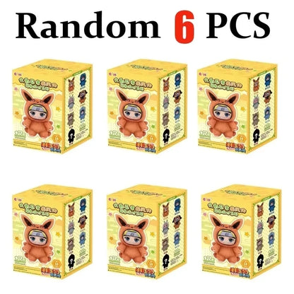 New EAKI Naruto Blind Box Shippuden Party Series Uzumaki Stuffed Shippuden Plush Figure Ornament Toy Collection Gift forChildren