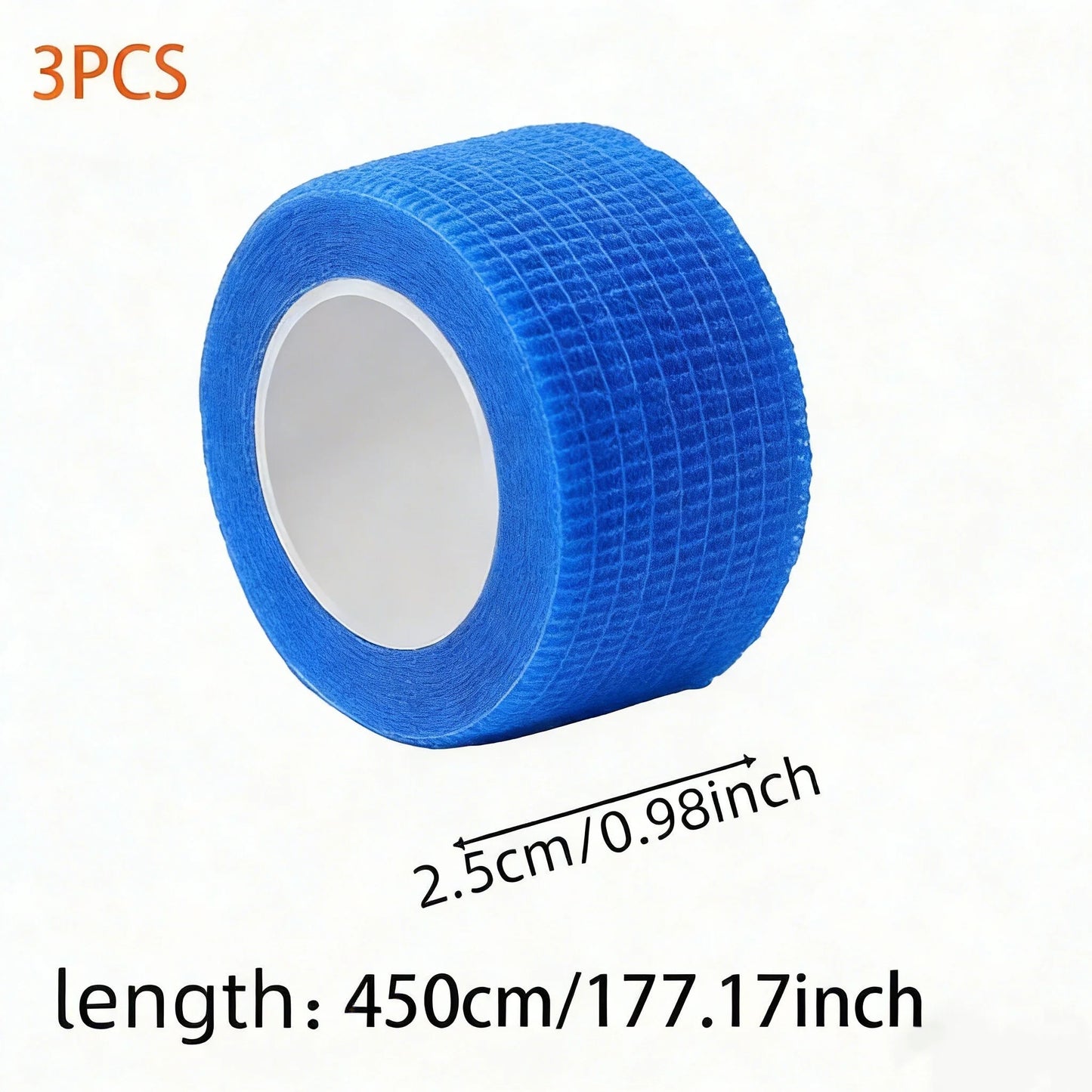 3-Pack Tearable Headphone Headband Protector Tape, Anti-Aging Peeling Repair Strip for Over-Ear Headsets, Durable Fiber Material