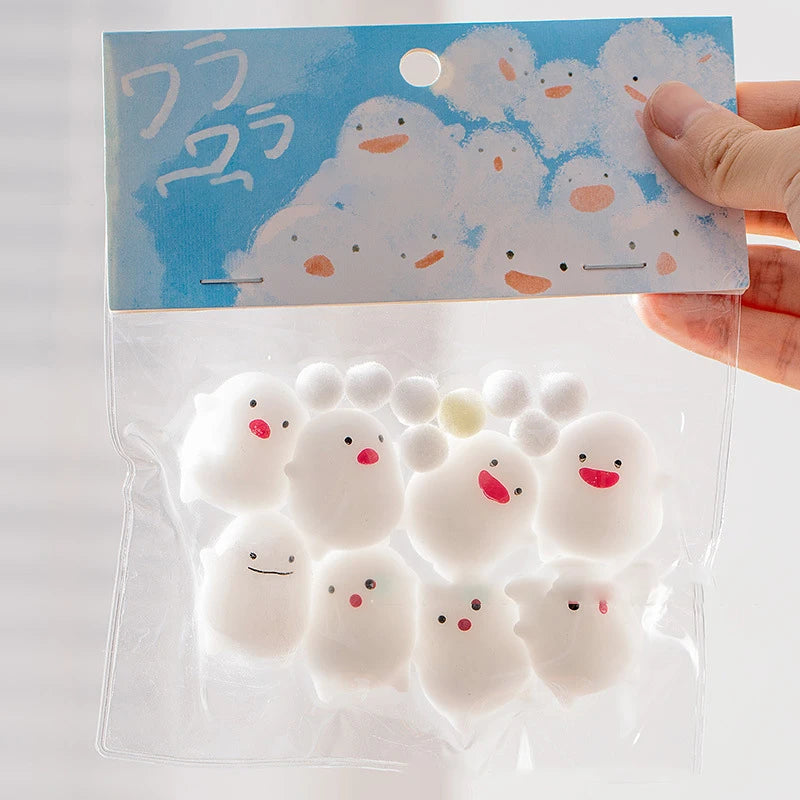 Cute Warawara Creative Pinch Toys Anime Figure Plushie Dolls Stuffed Toys Ornament For Kids Birthday Gifts