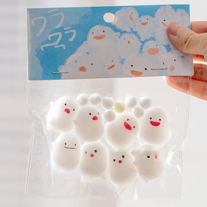 Cute Warawara Creative Pinch Toys Anime Figure Plushie Dolls Stuffed Toys Ornament For Kids Birthday Gifts