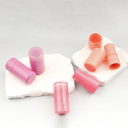 1Pcs Antiperspirant Tube Lip Balm Tubes With Lids 8g Empty Plastic Lip Rotatable Lipstick Tubes Empty Containers