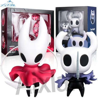 Aixlan 2PCS SET Hollow Knight Figure Cute Edition 10CM Hornet Hollow Knight PVC Action Figure AmineToy Gift Collectible Figurine