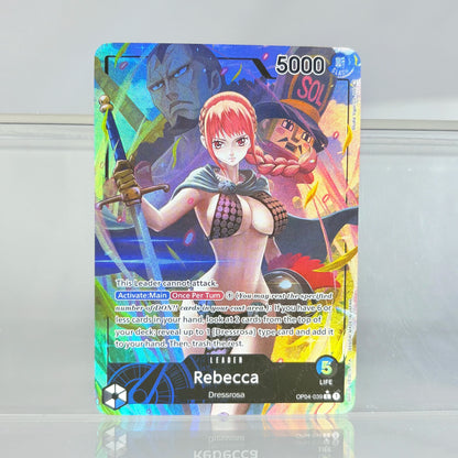 One Piece OPCG Anime Card English Version Nami/Robin/Uta/Yamato/Vivi/Bonney/Perona/Hancock Proxy Cards Collection Game Cards