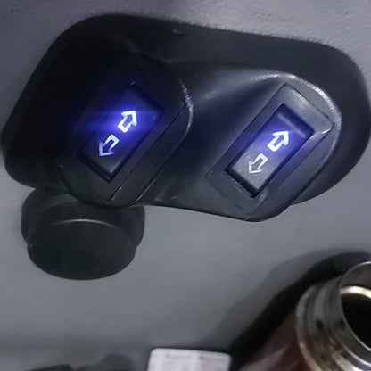 Universal Auto Car Power Window Switch Lifting Switch 5 Pin DC 12V 20A Blue/Red Light Color And Harness