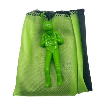 1pcs Hand Throwing Parachute Outdoor Funny Toys Game Play Toys for gift Parachute Sport with Mini Soldier Toys