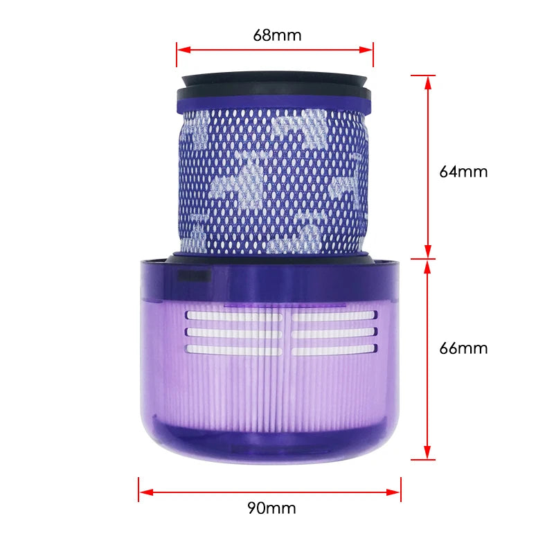 For Dyson V6 V7 V8 V10 V11 V12 SV12 SV14 Vacuum Cleaner Replacement Washable HEPA Filter