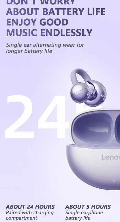 Lenovo Wireless Bluetooth 5.4 Earphones TWS Panoramic Sound Effects Ultra Long Battry Life Headphones Comfortable To Wear TA410