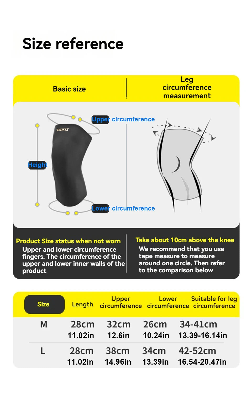 AOLIKES 1PCS Hot and Cold Relief Gel Knee Sleeve,Heat or Ice Therapy for Knee Relief,Contoured Hydrogel Design for Comfort