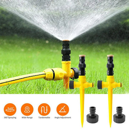 1/2/3/4/5Pcs Irrigation Watering System Agriculture Ground Automatic Tube Plug Buried Atomization 360° Rotation Garden Sprinkler
