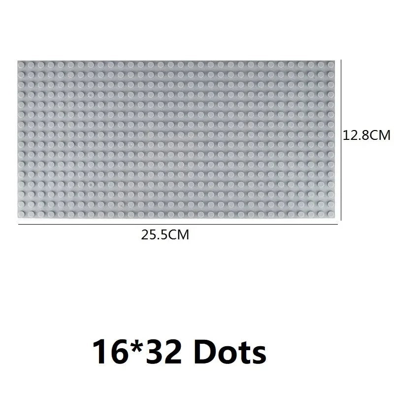 Single Double Sided Classic Base Plates Blocks Plates  32x32 16x16 16x32 Dots DIY Simulated scene Building block base Toy
