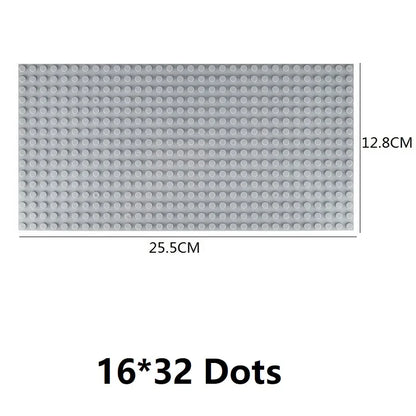 Single Double Sided Classic Base Plates Blocks Plates  32x32 16x16 16x32 Dots DIY Simulated scene Building block base Toy