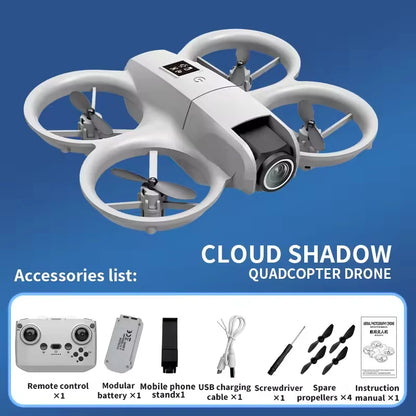 New Hot Mini Drone WIFI FPV Hover Professional 4K Camera Pocket Coloful Lights Dron Rc Plane Foldable Quadcopter RC Toys Gifts