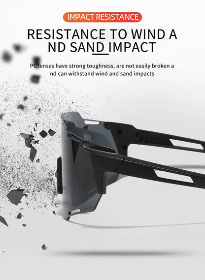 Cycling Sunglasses Unisex UV400 Cycling Shades fit for Running Hiking Windproof eyeswear Outdoor glasses