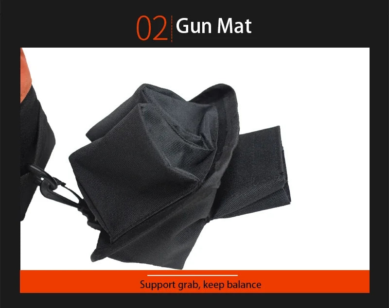 Front And Rear Bags Sandbags (Without Sand) Outdoor Camping Storage Bag Portable Item Storage And Storage Sandbags