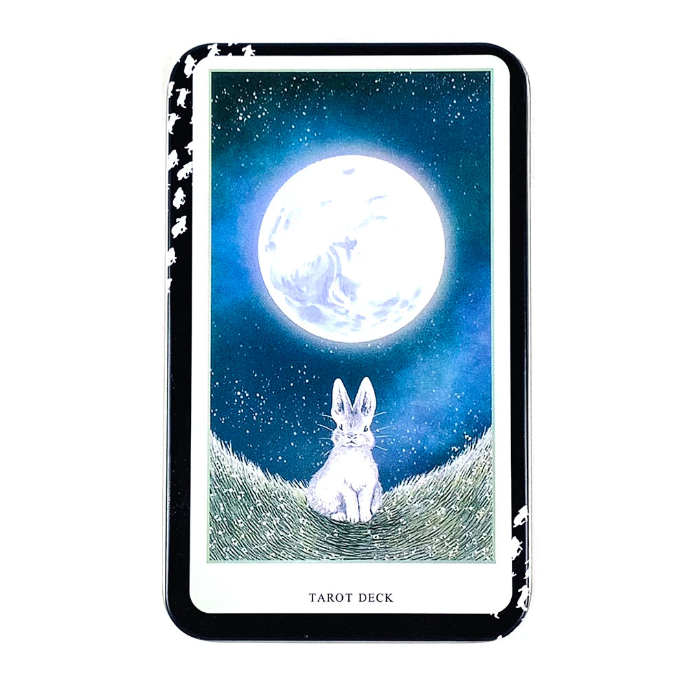 High-Quality Tin Box Tarot Cards Classical Divination Deck With Paper Guidebook , Family Entertainment Games Christmas Gifts