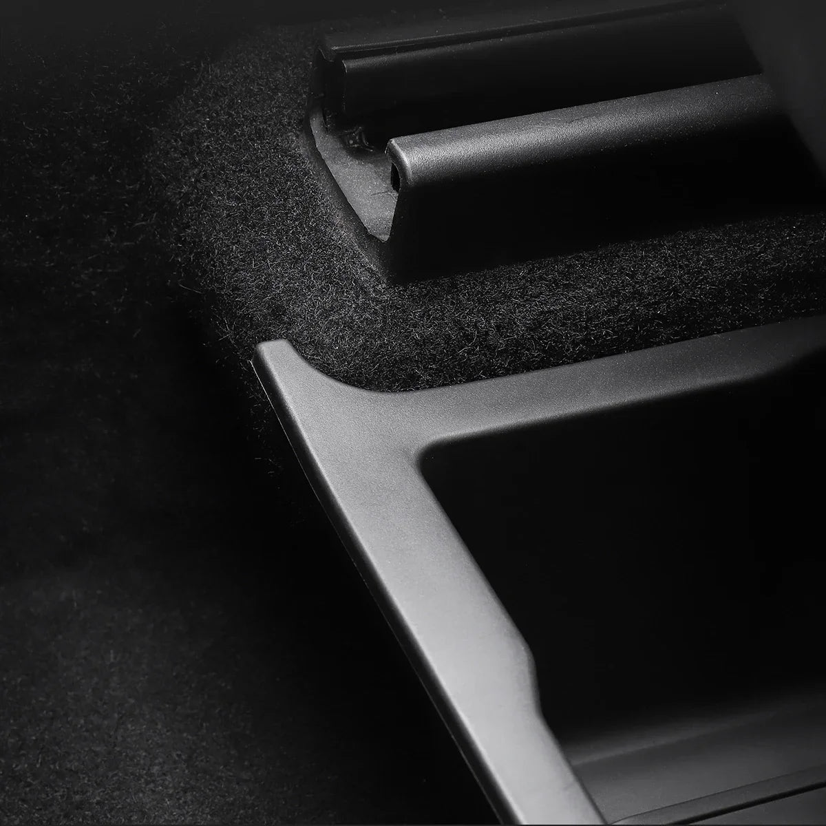 Underseat Storage Box for Tesla Model Y 2021-2024 Seats Drawer TPE Hidden Storage Tray Push Pull Car Organizer Car Accessories