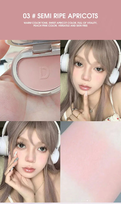 DaimAnpu monochrome honey powder powder blusher, high gloss, natural brightening, rouge setting, powder blusher cream