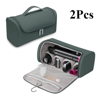 Hideable Hanging Hook Hair Dryer Case Portable Non-slip Hair Tools Pouch Water proof Large Capacity Curling Iron Storage Bag